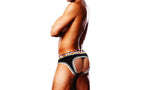 Prowler Oversized Paw Open Back Brief Black Prowler