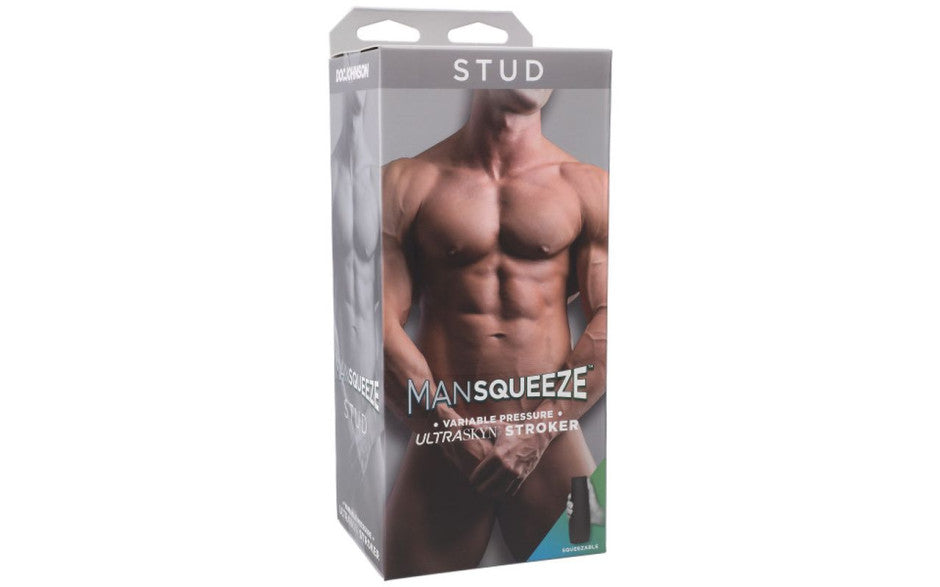 Doc Johnson Man Squeeze Stud UltraSkyn Male Stroker Ass Vanilla Doc Johnson