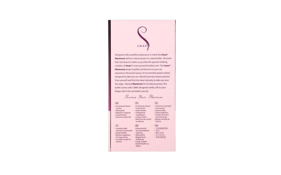 BMS Factory Maximum Comfy Cuff Rechargeable Bullet Pink BMS Factory