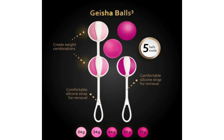 Gvibe Geisha Love Balls 3 Sugar Pink Gvibe