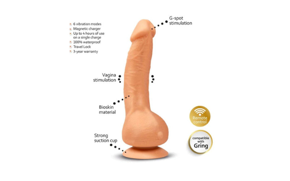 Gvibe Greal MINI Flesh Realistic Dildo With Suction Cup Gvibe