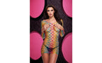 Lapdance Lingerie Fencenet Rainbow Mini Womens Dress OS Xgen Products