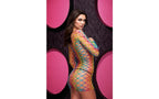 Lapdance Lingerie Fencenet Rainbow Mini Womens Dress OS Xgen Products