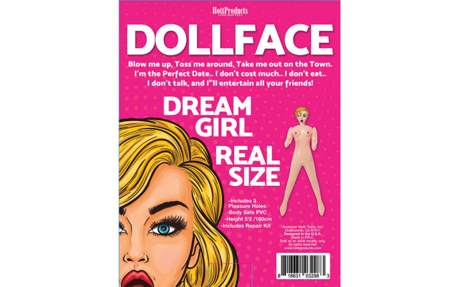Hott Products Doll Face Blow Up Sex Doll Hott Products Main image