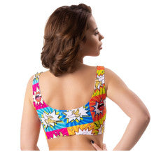 Mememe Lingerie Comics Curios Womens Crop Top Secondary image