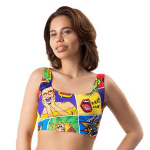 Mememe Lingerie Comics Insta Sexy Womens Crop Top Mememe Lingerie Main image