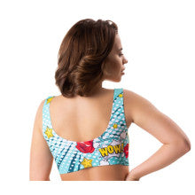 Mememe Lingerie Comfortable Fit Comics Like Crop Top Mememe Lingerie