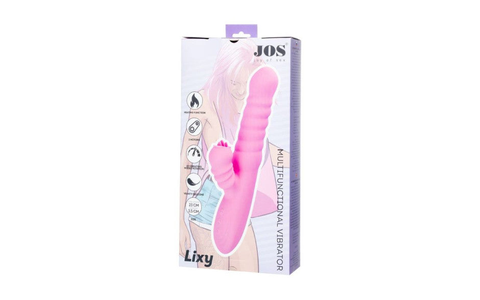 JOS Lixy Heating & Rotating Petal Tickler Rabbit Vibrator JOS
