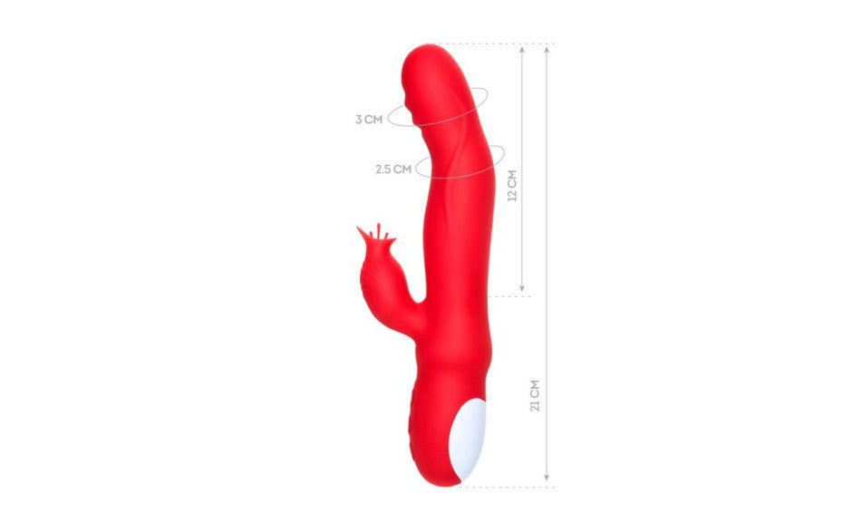 JOS Redli Heating & Rotating Rabbit Tickler Vibrator Secondary image