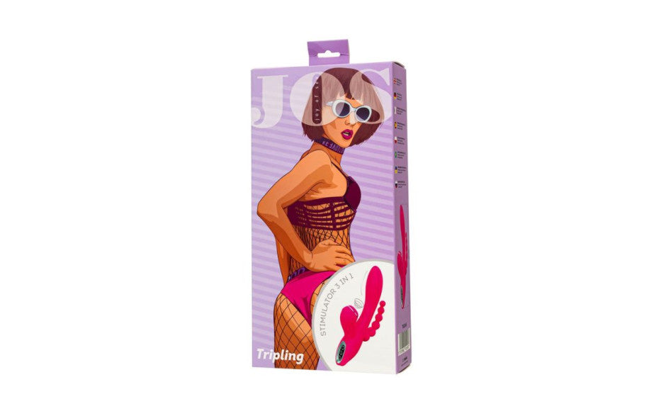 JOS Tripling Triple Rabbit Style Clitoral Stimulator JOS