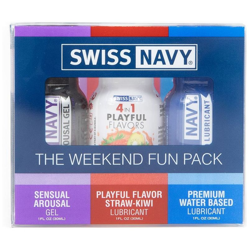 Swiss Navy Weekend Fun Pack Lubricant Swiss Navy