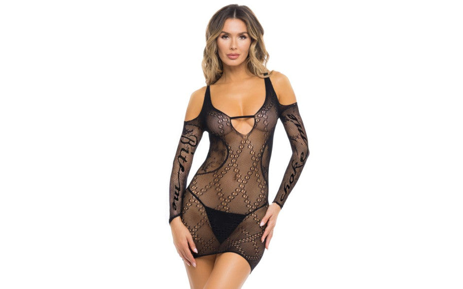 Rene Rofe Between The Lines Sexy Womens Dress One Size Black Rene Rofe