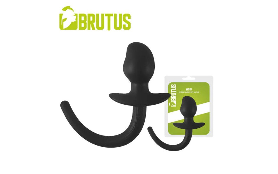 Brutus Woof Hyper Soft Silicone Puppy Tail Butt Plug Secondary image