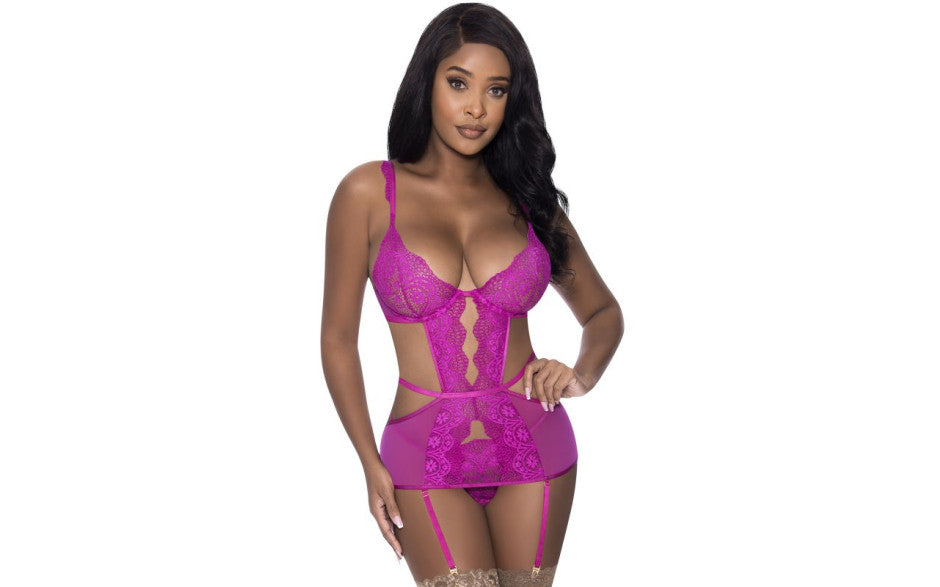Exposed Lingerie Cutout Dress & Sexy G String Set M / L Exposed Lingerie Main image