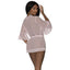 Exposed Lingerie Robe with Lace Trim Blush Exposed Lingerie