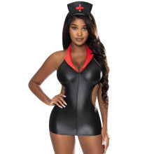 Exposed Lingerie Womens Night Nurse Costume S / M Exposed Lingerie Main image