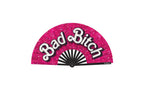 Wood Rocket Bad Bitch Barbie Inspired Hand Folding Fan Wood Rocket