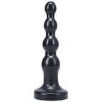 Tantus Ripple Anal Beads & Dildo Large Onyx