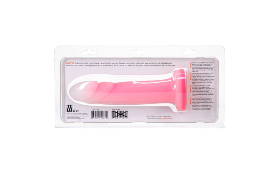 Tantus Flurry Dual Density Realistic Dildo Rose Quartz Tantus