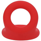 Tantus Uplift Silicone Cock Ring Crimson Tantus