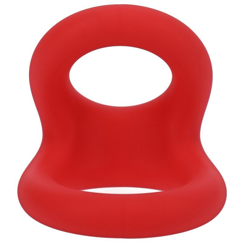 Tantus Uplift Silicone Cock Ring Crimson Secondary image