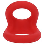 Tantus Uplift Silicone Cock Ring Crimson Tantus
