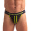 Sport Fucker Jersey Male Jock Strap Black and Green Sport Fucker