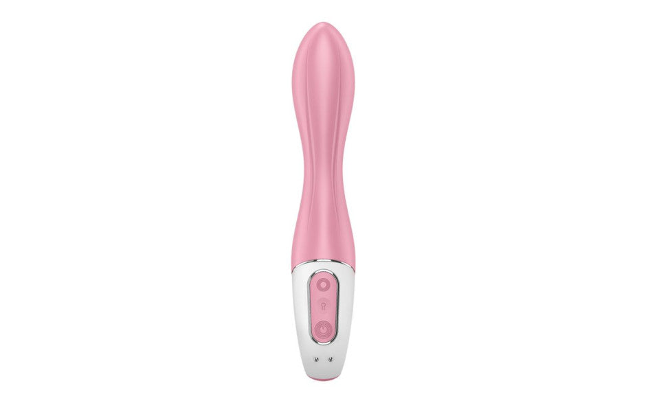 Satisfyer Air Pump 12 Function G Spot Vibrator 2 Light Red Satisfyer