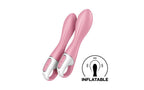 Satisfyer Air Pump 12 Function G Spot Vibrator 2 Light Red Satisfyer