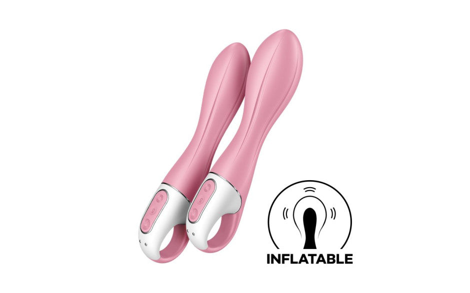Satisfyer Air Pump 12 Function G Spot Vibrator 2 Light Red Satisfyer
