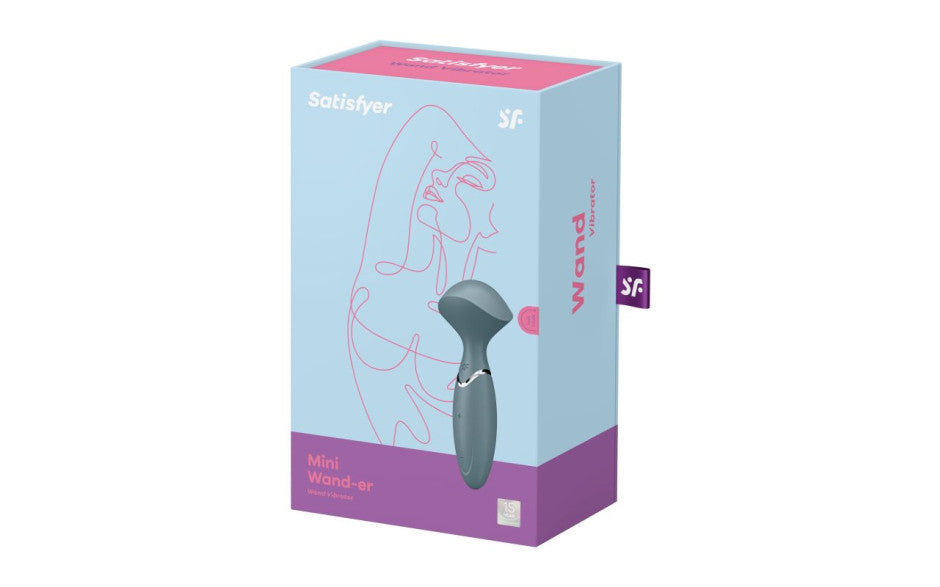 Satisfyer Mini Wand er 12 Function Personal Massager Grey Satisfyer