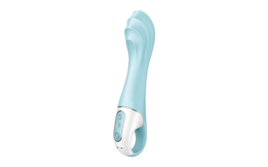 Satisfyer Air Pump Vibrator 5+ App Controlled G Spot Vibrator Blue Secondary image