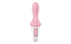 Satisfyer Air Pump Booty 5+ App Controlled Silicone Anal Vibrator Red Satisfyer