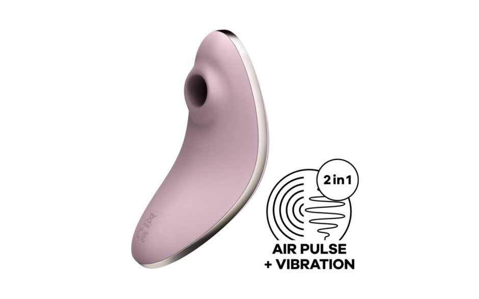 Satisfyer Vulva Lover 1 Air Pulse Multi Function Clitoral Massager Violet Satisfyer
