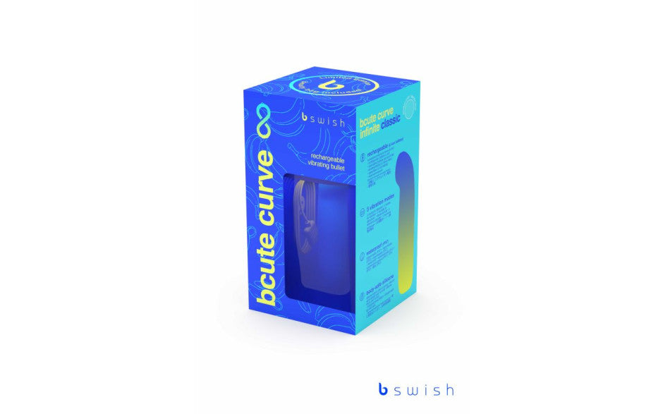 B Swish Curve Infinite Classic USB Rechargeable G Spot Vibrator With Limited Edition Storage Case B Swish