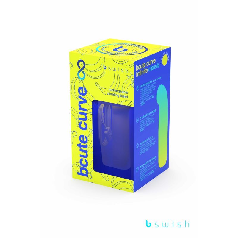 Bswish Bcute Curve Infinite Classic Limited Edition Vibrator Citrus Yellow Bswish