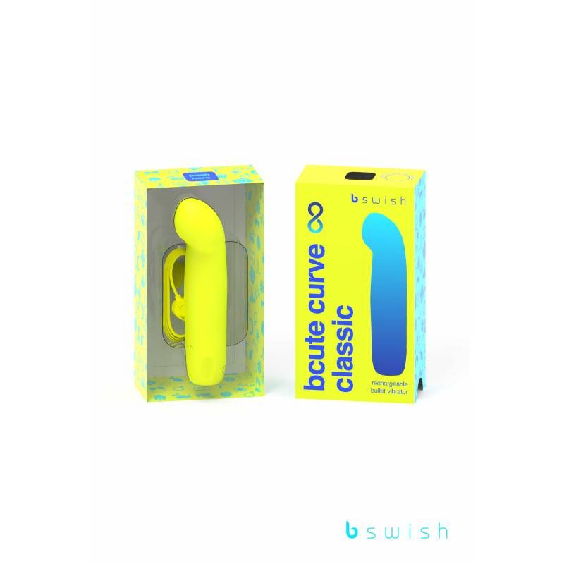 Bswish Bcute Curve Infinite Classic Vibrator Citrus Yellow Secondary image