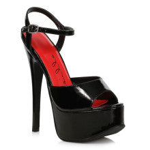 Ellie Shoes 6.5 Inch Stiletto Womens Sandal Black Ellie Shoes Main image