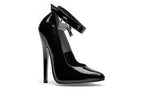 Ellie Shoes 6 Inch Fetish Pump With Lock and Key Black Ellie Shoes