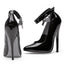 Ellie Shoes Fetish Pump With Lock & Key Black 6 Inch Ellie Shoes