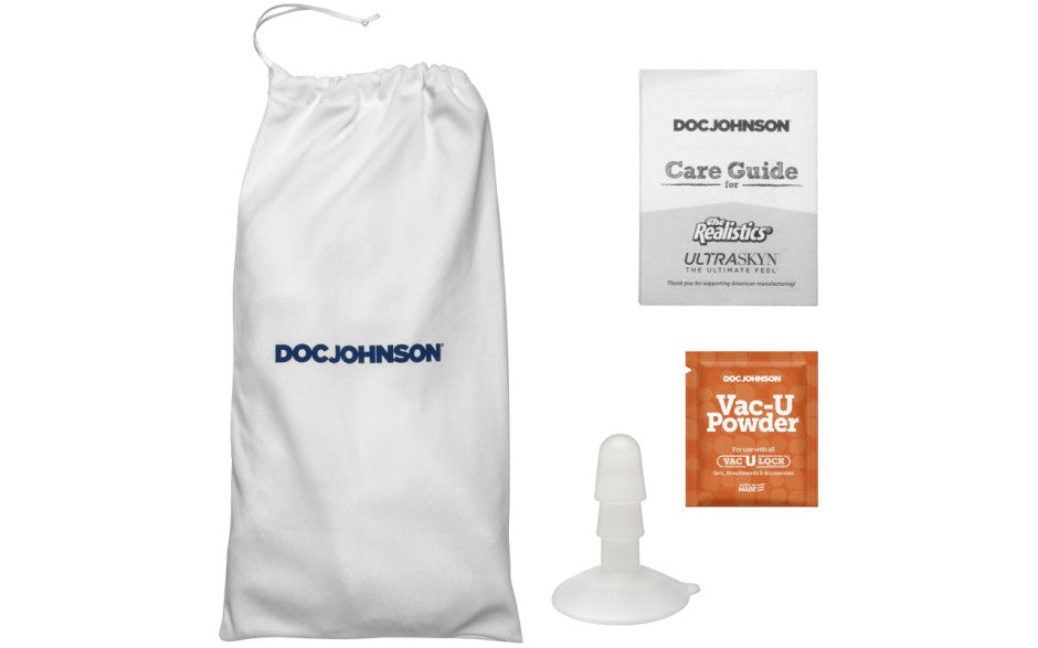Doc Johnson Signature Cocks Roman Todd Ultraskyn Cock With Removable Vac U Lock Suction Cup 8 Inch Vanilla Doc Johnson
