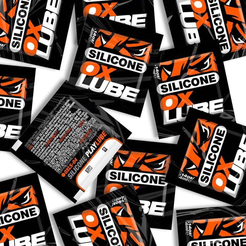 OxBalls THICK Silicone OXLube 50 Pk Sachets OxBalls