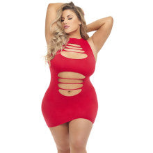 Pink Lipstick Cant Commit Women Clubwear Dress Secondary image