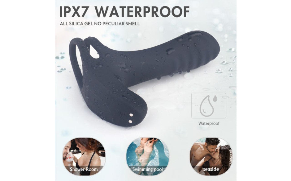 S-Hande Frank Remote Control Vibrating Penis Shaft & Clit Stim Enhancer S-Hande