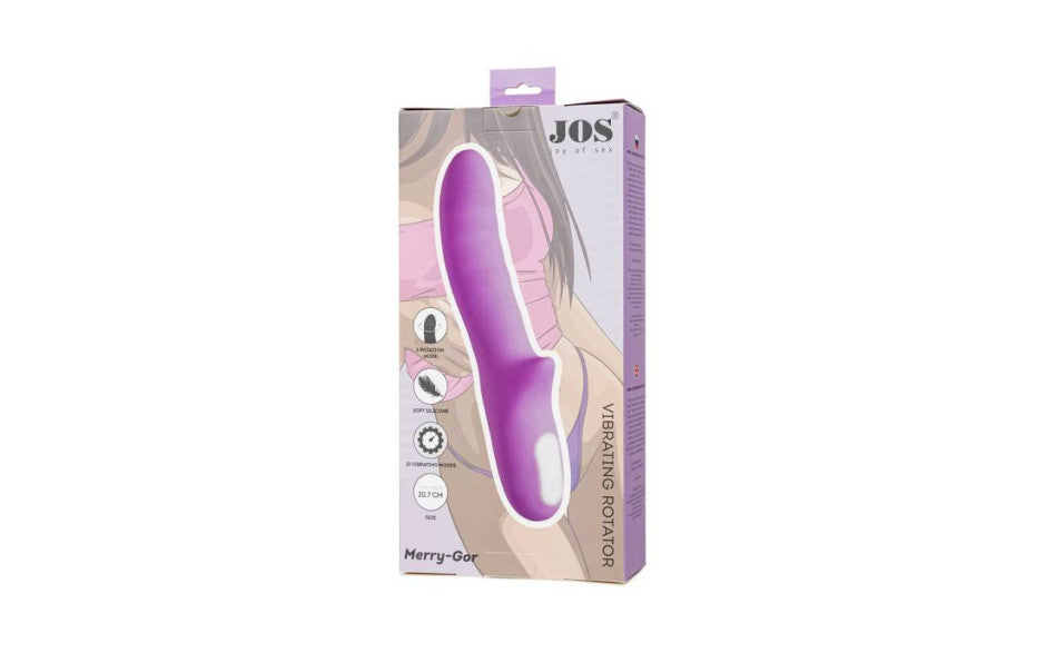 JOS Merry Gor Rotating Shaft G Spot Vibrator Violet JOS