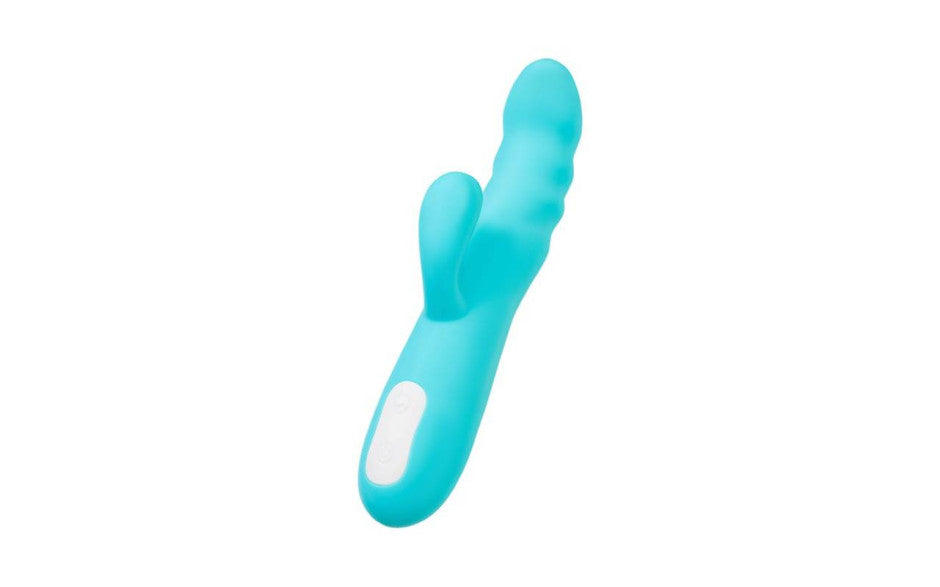 JOS Merry Swirl 10 Function Rotating Shaft Rabbit Vibrator Blue JOS Main image