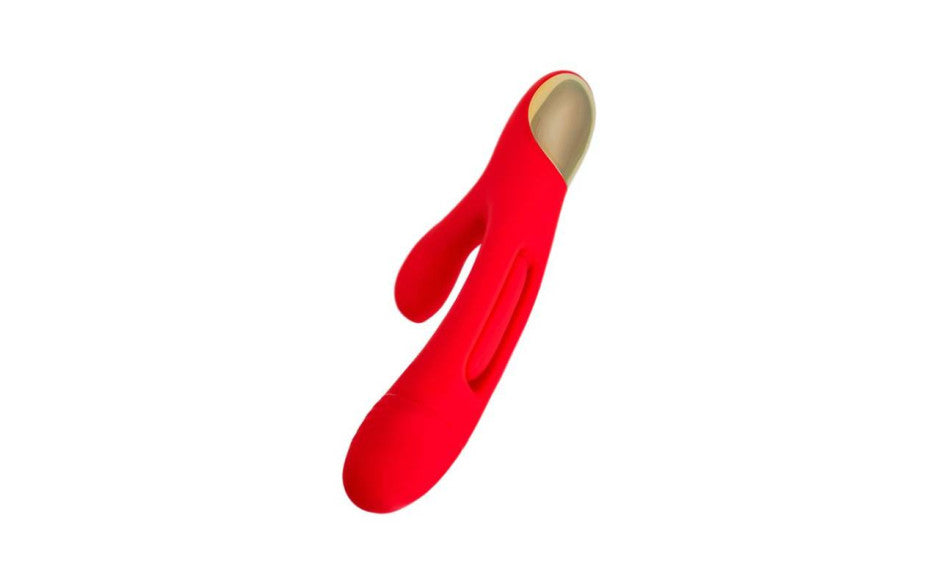 JOS Patti Moving Tongue Multi Function Rabbit Vibrator Red JOS Main image
