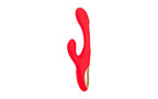 JOS Patti Moving Tongue Multi Function Rabbit Vibrator Red JOS