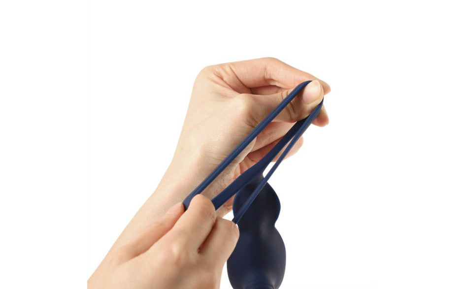 Arosum VibraDuo Vibrating Anal Probe & Perineum Stimulator With Cock Ring Arosum
