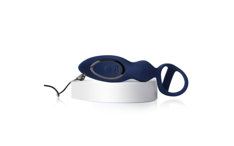 Arosum Ring n Rear Dual Thrusting Anal Probe With Cock Ring & Remote Arosum